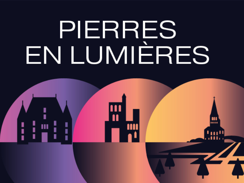 Affiche pierres en lumière