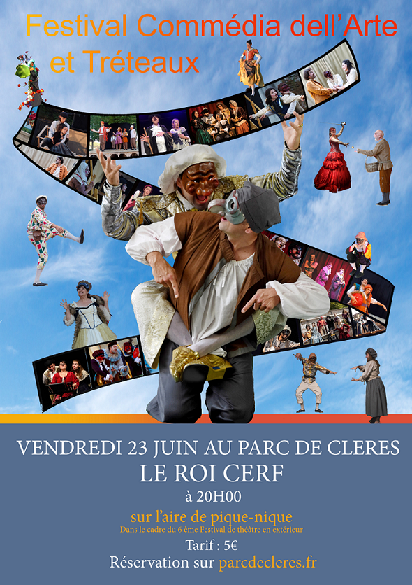 Affiche du spectacle le roi-cerf